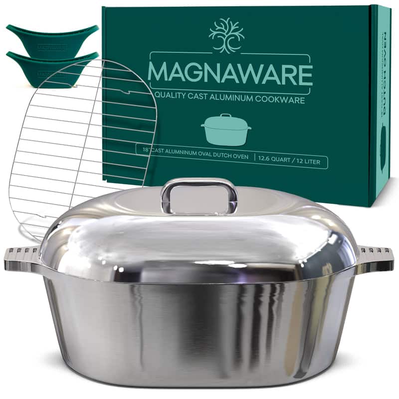 Magnaware - Oval Dutch Oven with Lid - 12.6 Quart (18 Inch) - Aluminum price history on PriceWatchPro
