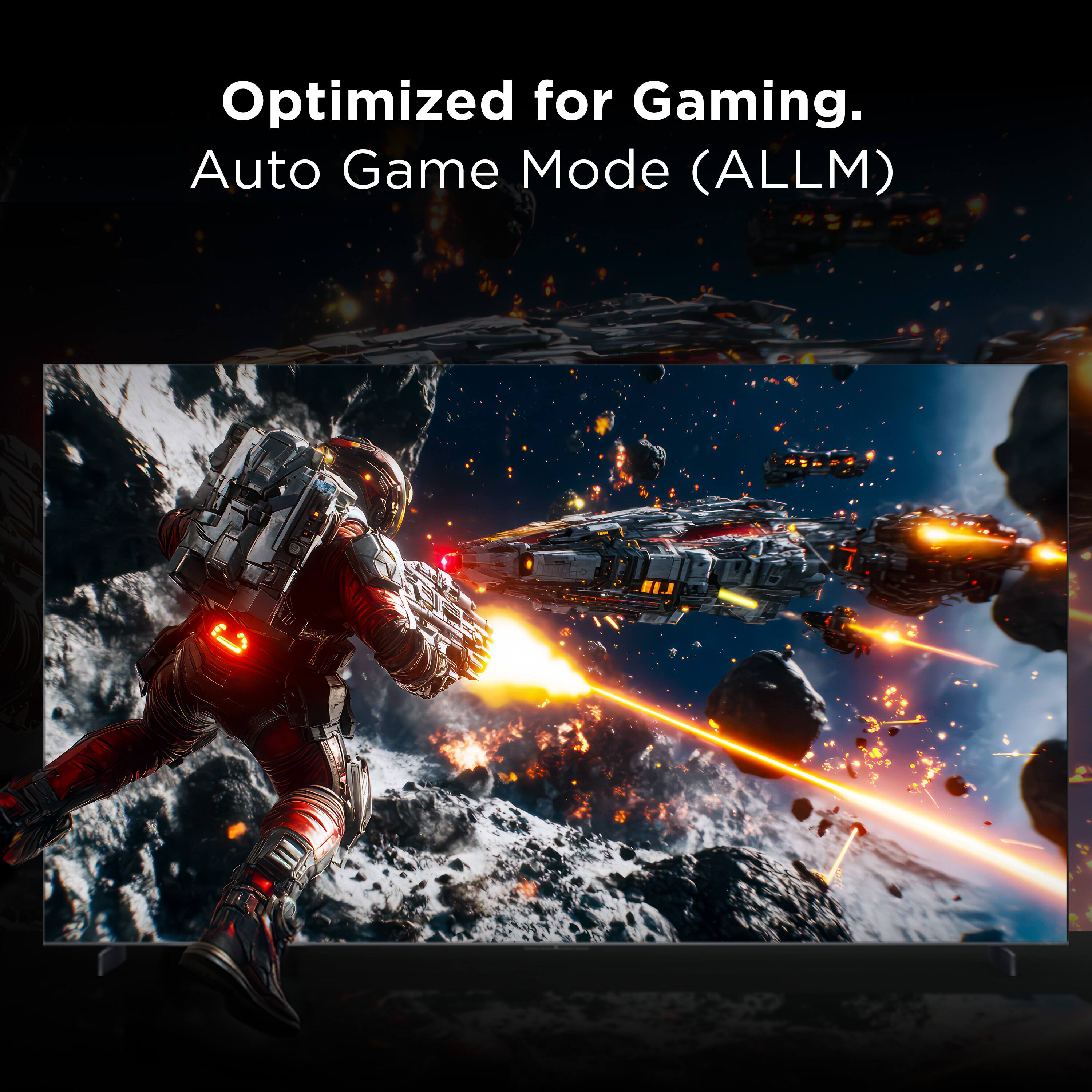 Optimized for Gaming.  
Auto Game Mode (ALLM)