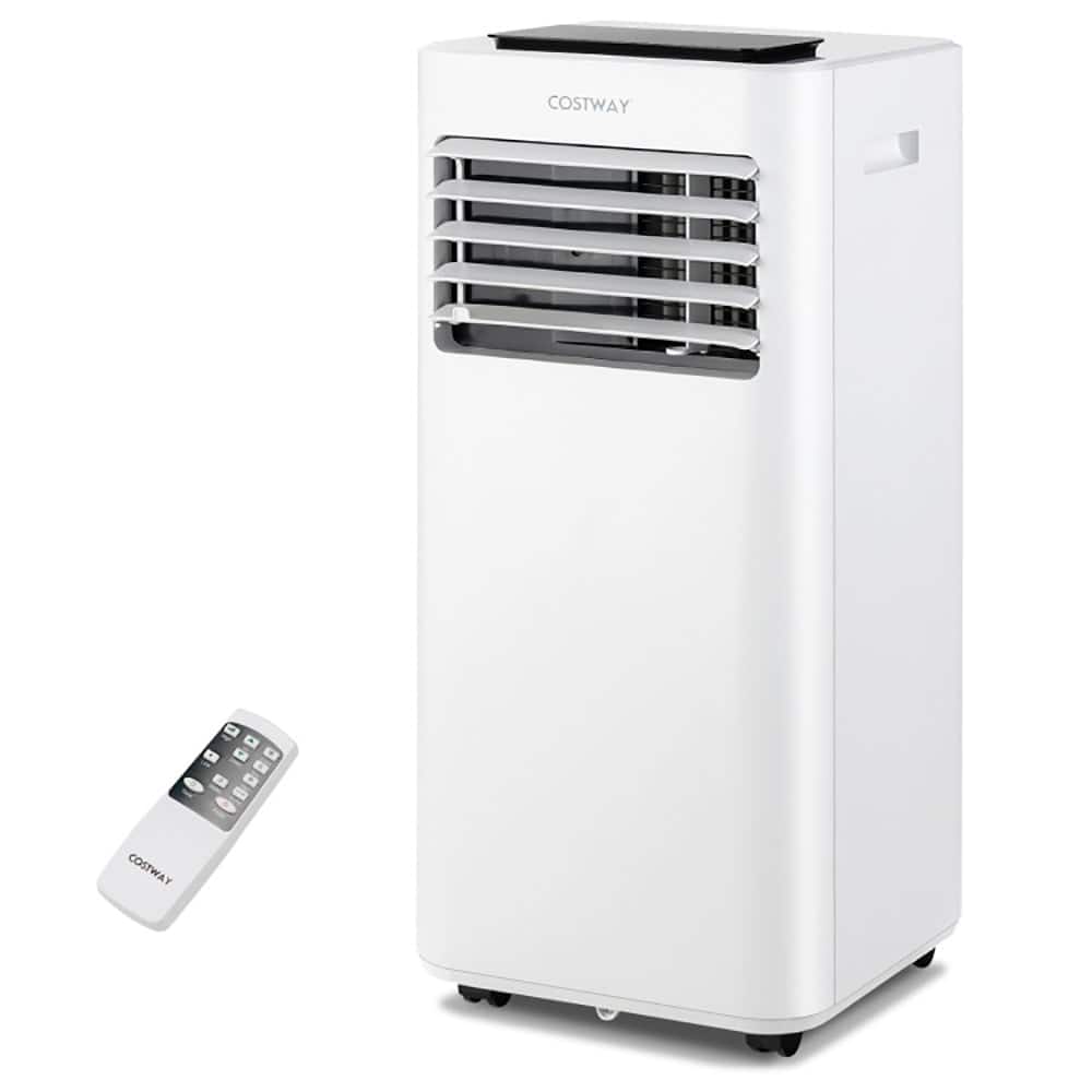 Resenkos - Air Conditioner, Cooler,8000 BTU Portable Air Conditioner with Fan Dehumidifier Sleep Mode-8000 BTU - White