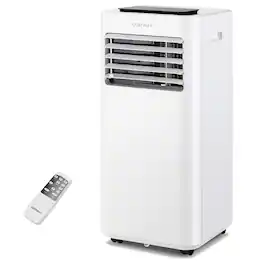 Resenkos - Air Conditioner, Cooler,8000 BTU Portable Air Conditioner with Fan Dehumidifier Sleep Mode-8000 BTU - White