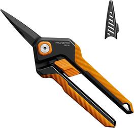 Finnhomy - Garden Scissors Pruning Shears Sharp Stainless Steel Bonsai Clippers w/ Teflon Coating Blade for Precise Plant Rose Cuts