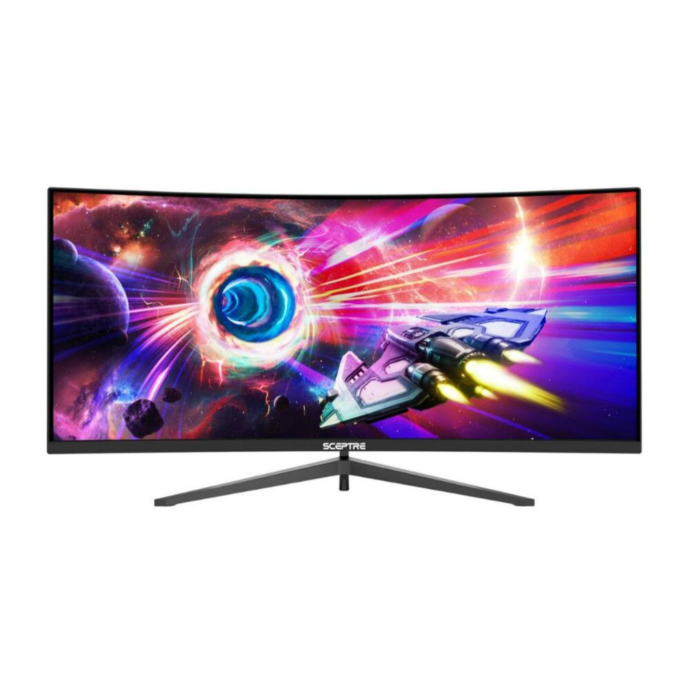 Spectra - Sceptre C345B QUT168 34 Inch Ultrawide Curved QHD 165Hz Gaming Monitor - Black