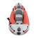 Left. Intex - Excursion Pro Inflatable 2 Person Vinyl Kayak with 2 Oars and Pump - Red.