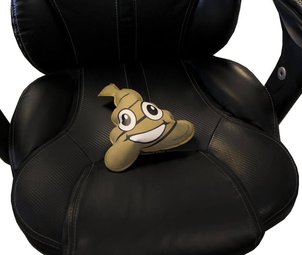 Alt View 3. Toynk - Poop Emoji Poopee Whoopee Fart Sound Cushion Toy Set of 3 - Brown.