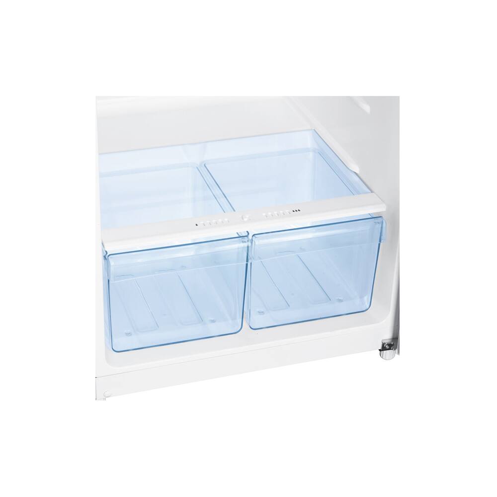 Left. Avanti - Avanti FF10B0W 10.0 Cu. Ft. White Apartment Size Refrigerator - White.