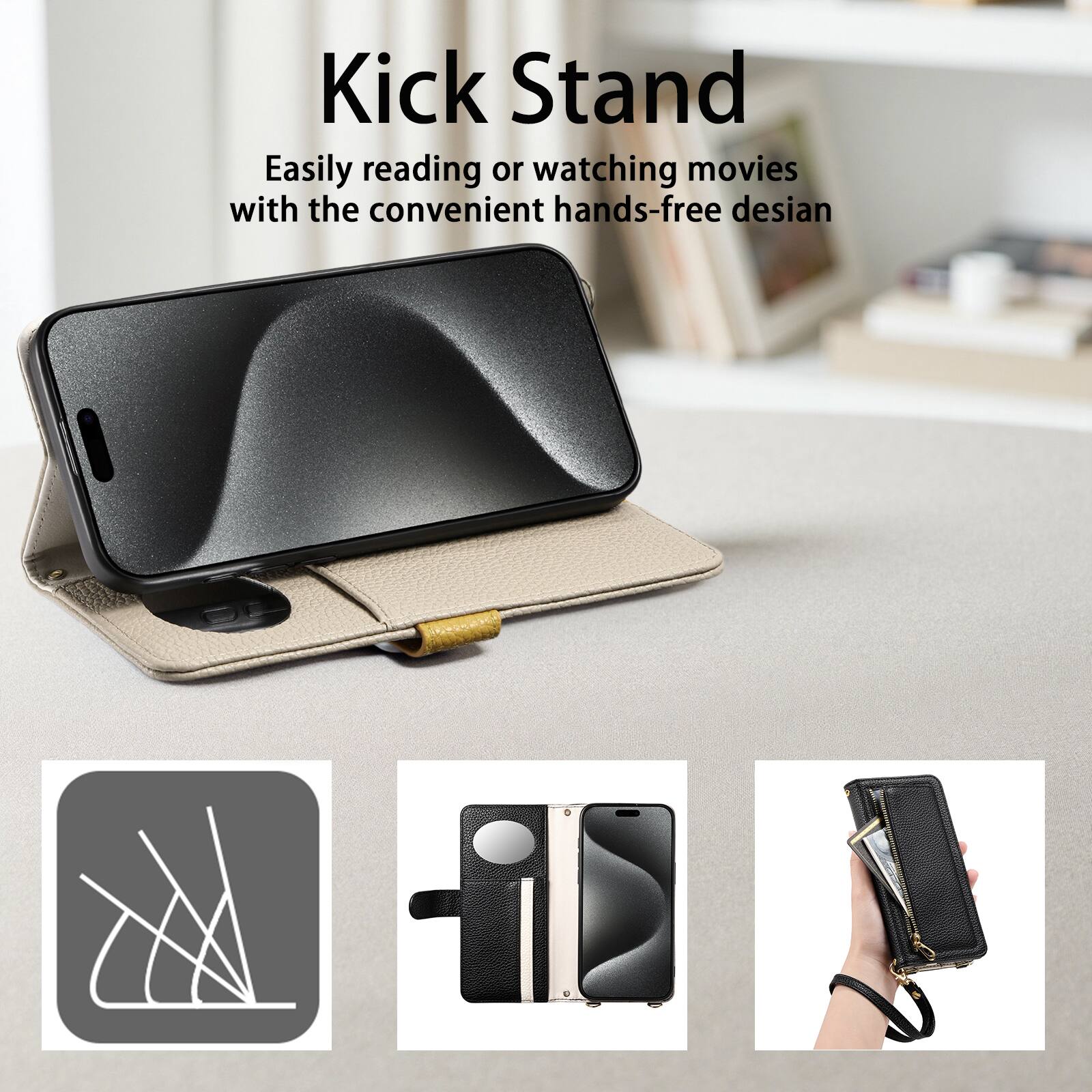 Kick Stand

Easily reading or watching movies with the convenient hands-free design