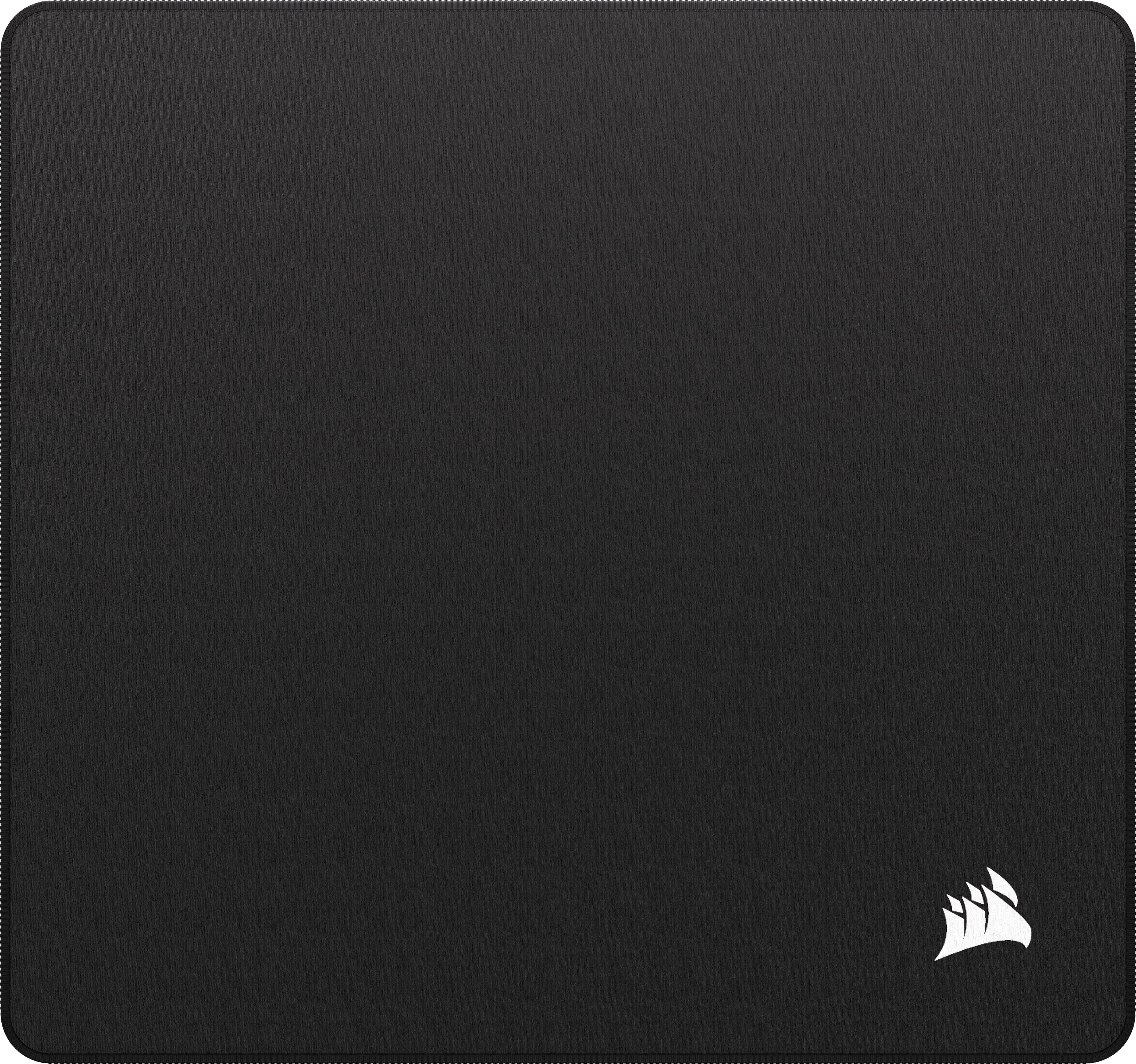 Front. CORSAIR - MM Anti-fray Cloth Gaming Mouse Pad - Medium - Black.