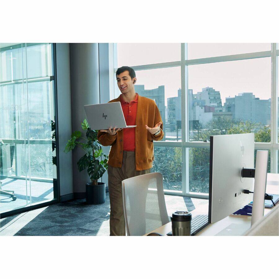 Alt View 5. HP - HP EliteBook 6 G1i 14" Notebook - WUXGA - Intel Core Ultra 7 265U - vPro Technology - 32 GB - 512 GB PCIe NVMe SSD - Eng - Pike Silver Aluminum.