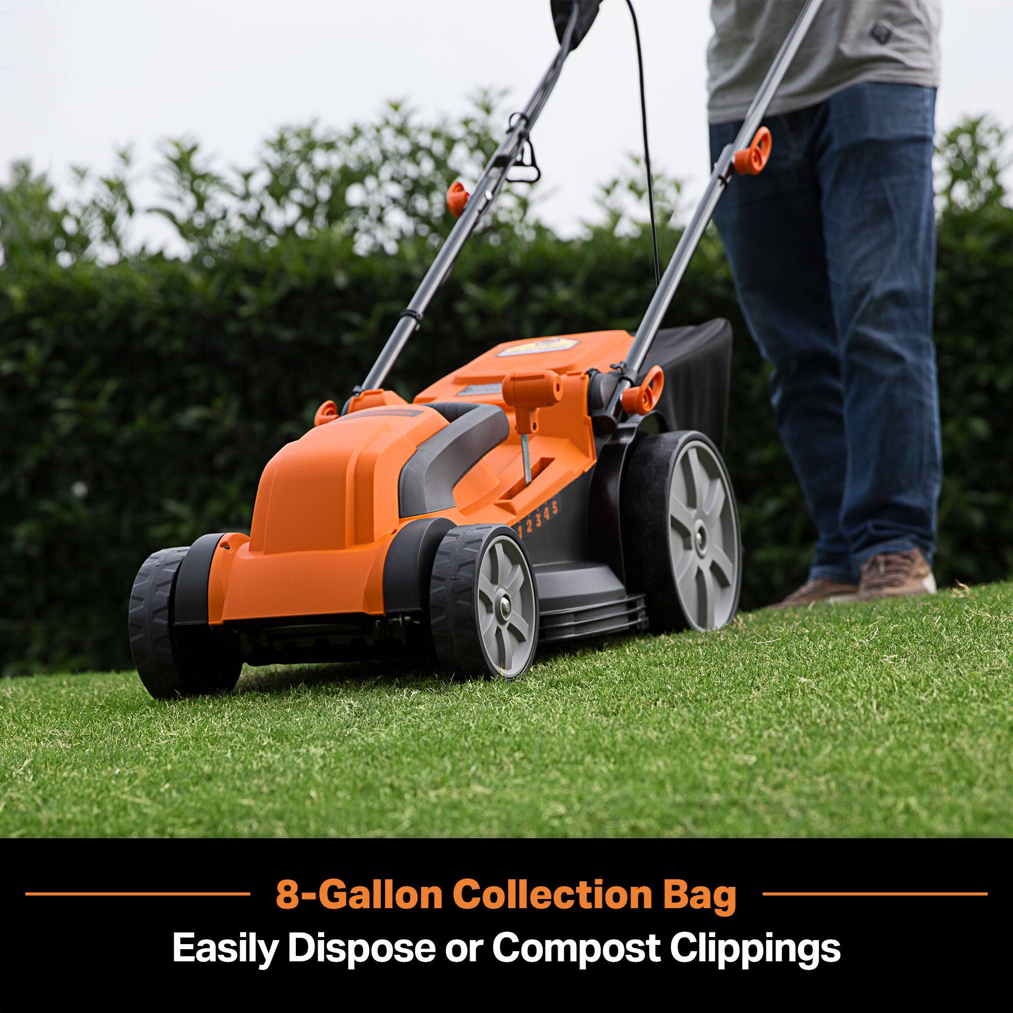12345

8-Gallon Collection Bag
Easily Dispose or Compost Clippings
