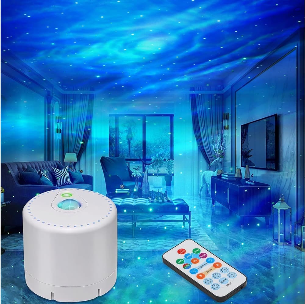 ACJPR - Galaxy Star Projector with Remote and Timer, LED Nebula Night Light for Bedroom, Party, and Room Decor