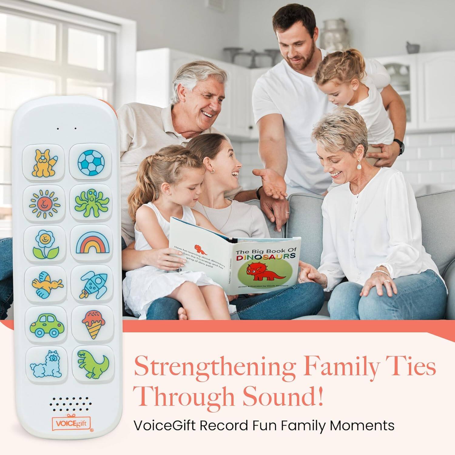 The Big Book of DINOSAURS  
Strengthening Family Ties Through Sound!  
VOICEgift VoiceGift Record Fun Family Moments
