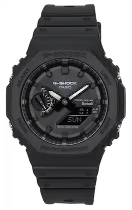 Casio - G-SHOCK BLUETOOTH Mobile link Tough Solar Multifunction Alarm Backlight GA-B2100-1A1 200M Mens Watch - Black