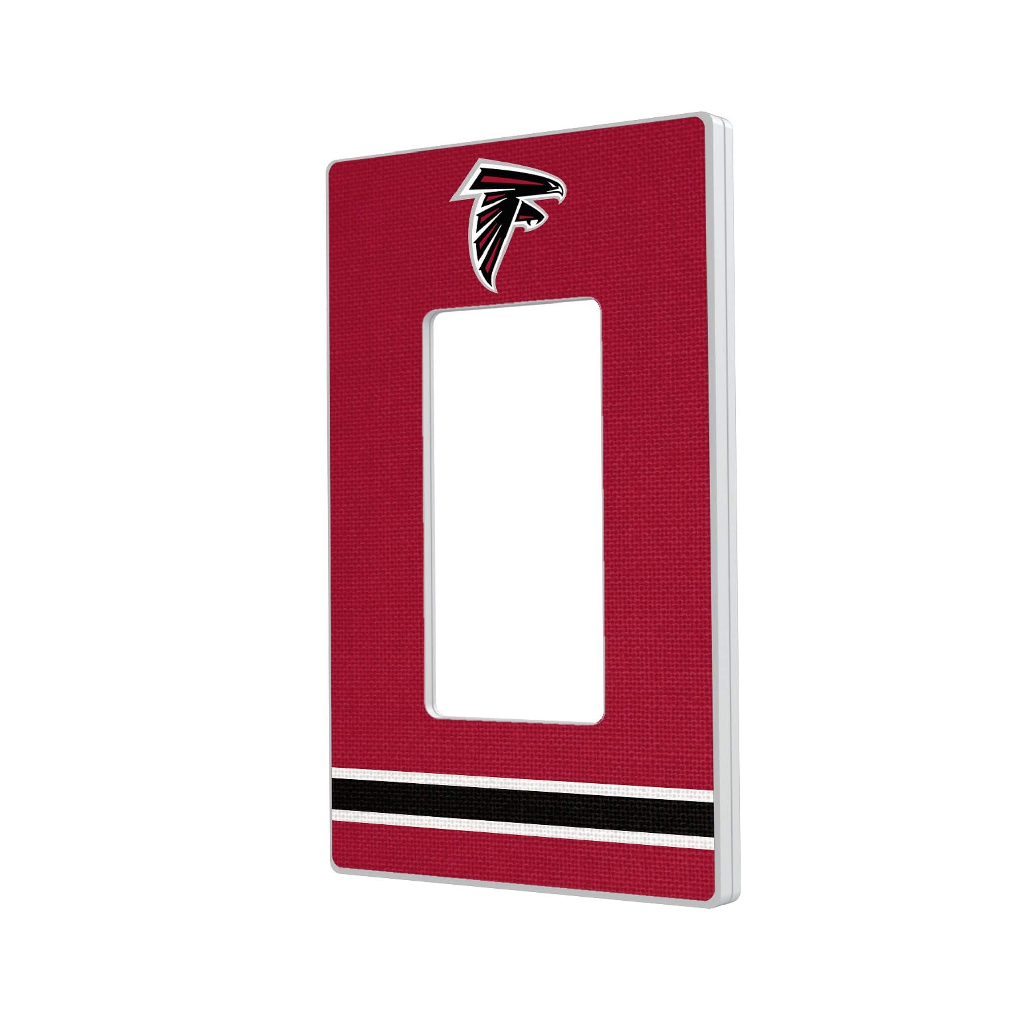 Keyscaper - Atlanta Falcons Stripe Single Rocker Light Switch Plate - Multicolor price history on PriceWatchPro