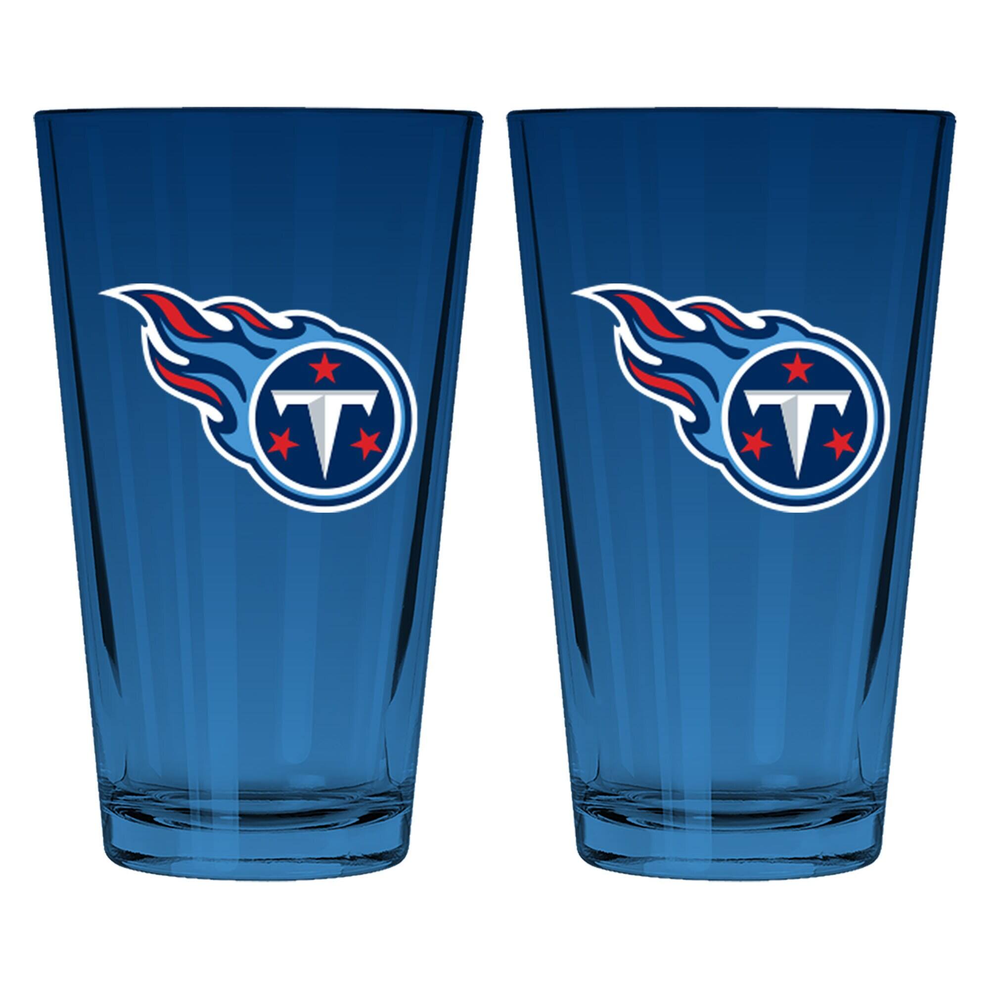 The Memory Company - Tennessee Titans Two-Pack 16oz. Ombre Pint Glass Set - Multicolor