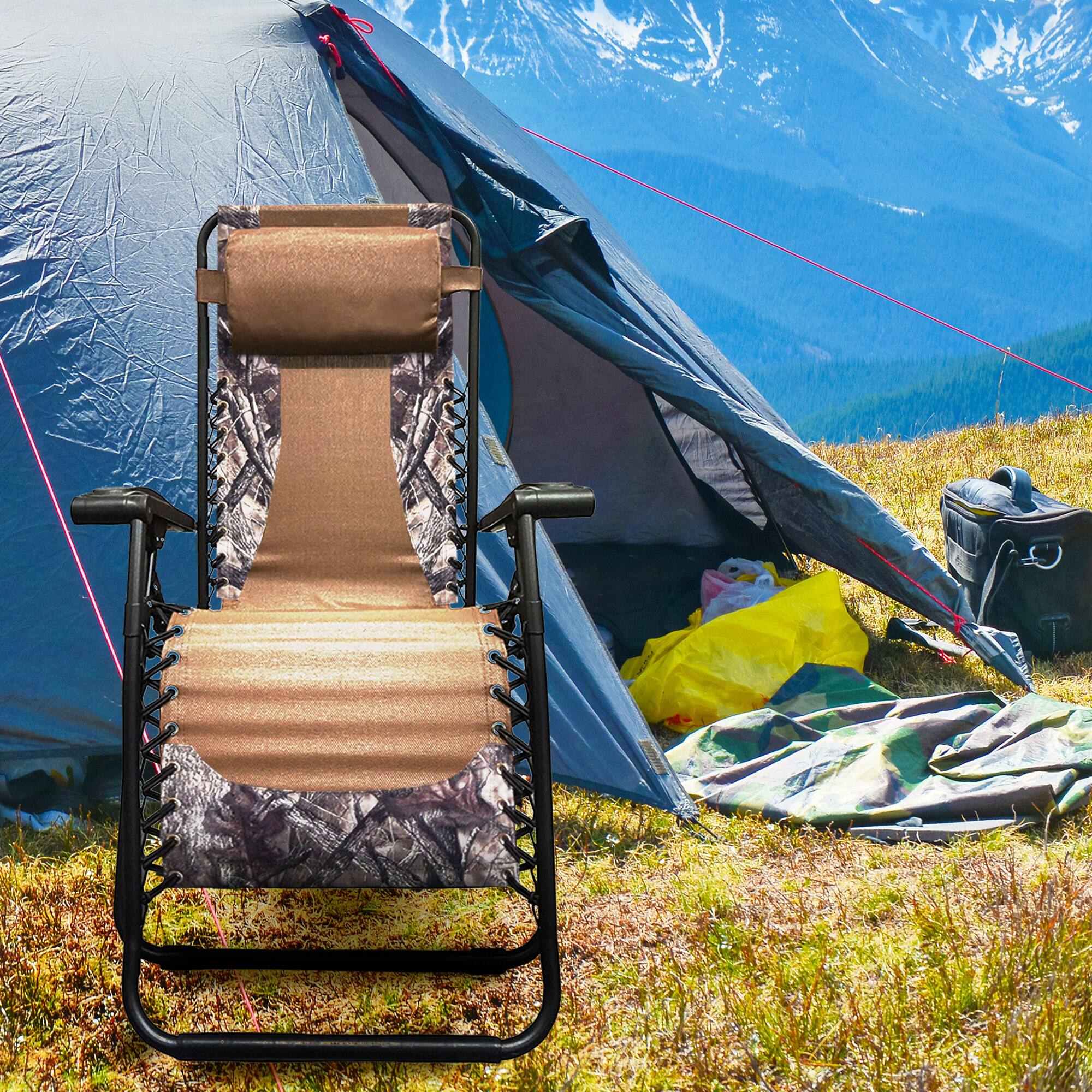 Alt View 2. Caravan Canopy - Caravan Canopy Infinity Zero Gravity Steel Frame Patio Deck Chair, Camouflage - Camouflage.