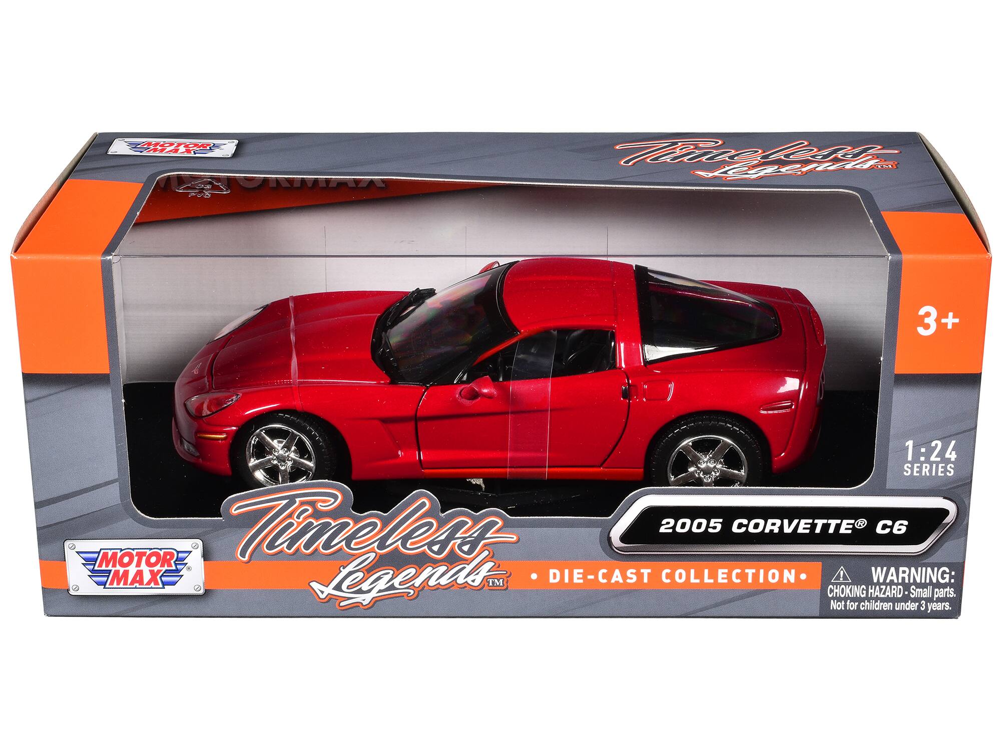 410T0R MA E ORMAA MIC Fgrn ..  
3+ 1:24 SERIES MOTOR Timeless 2005 CORVETTE C6 MAX Legends TM DIE-CAST COLLECTION  
WARNING: CHOKING HAZARD- Small parts. Not for children under 3 years.