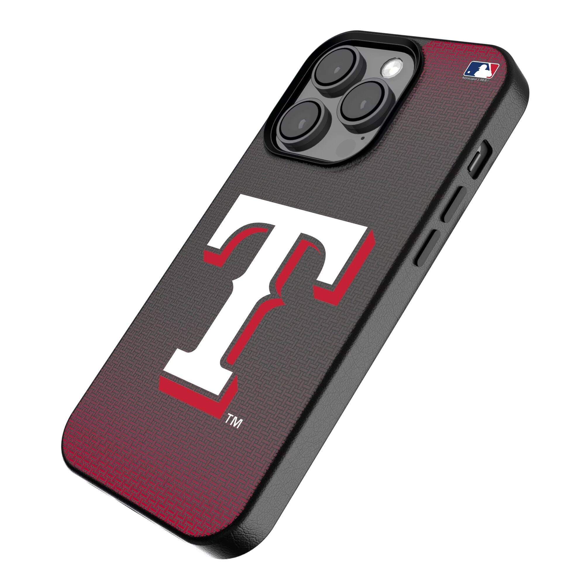 Keyscaper MLB Texas Rangers Linen Logo iPhone Magnetic Bump Case 13 ...
