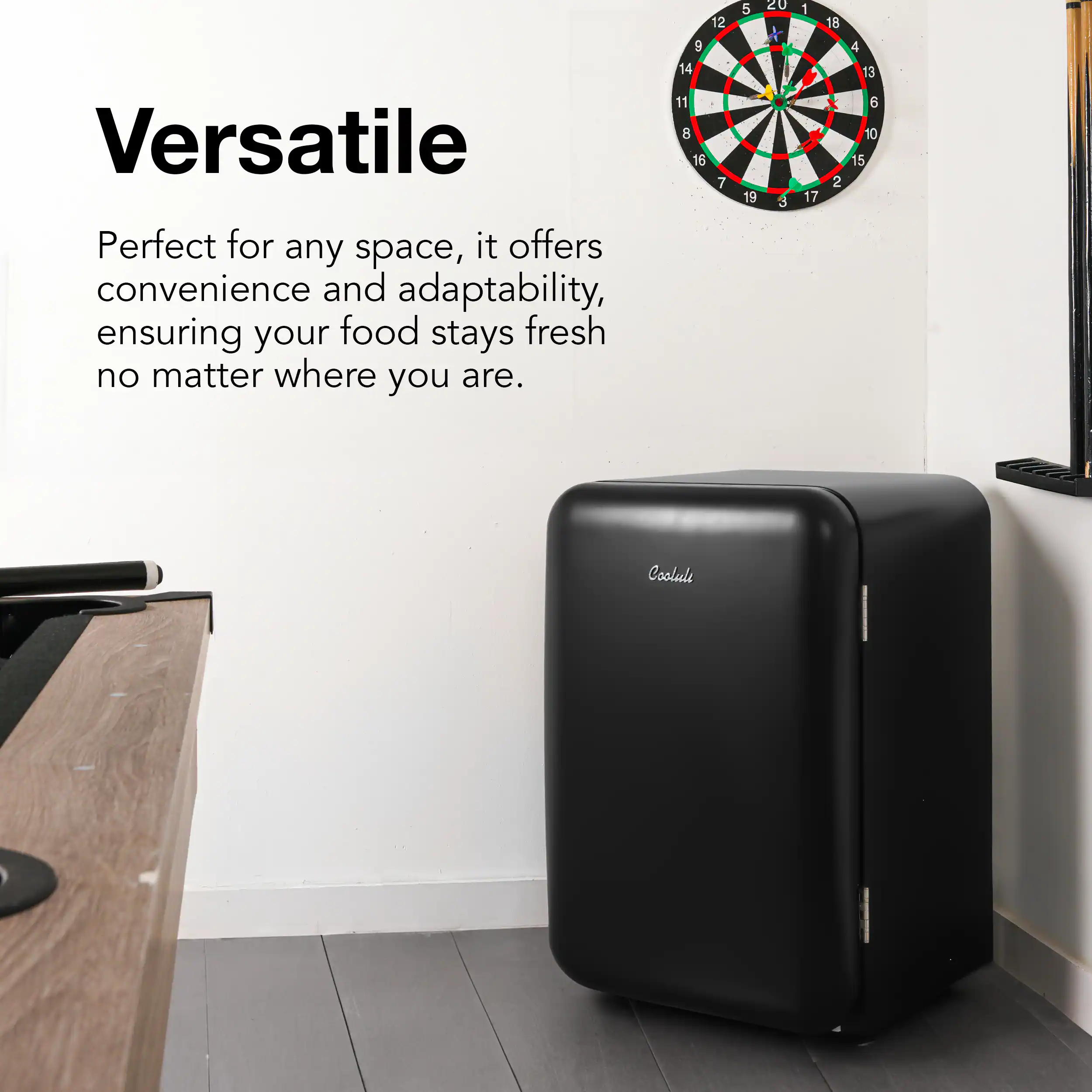 Versatile: Perfect for any space, it offers convenience and adaptability, ensuring your food stays fresh no matter where you are.