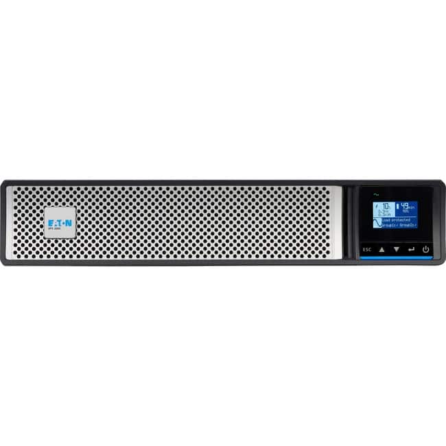 Eaton - 5PX G2 1950VA 1950W 120V Line-Interactive UPS - 6 NEMA 5-20R, 1 L5-20R Outlets, Cybersecure Network Card Included - Black