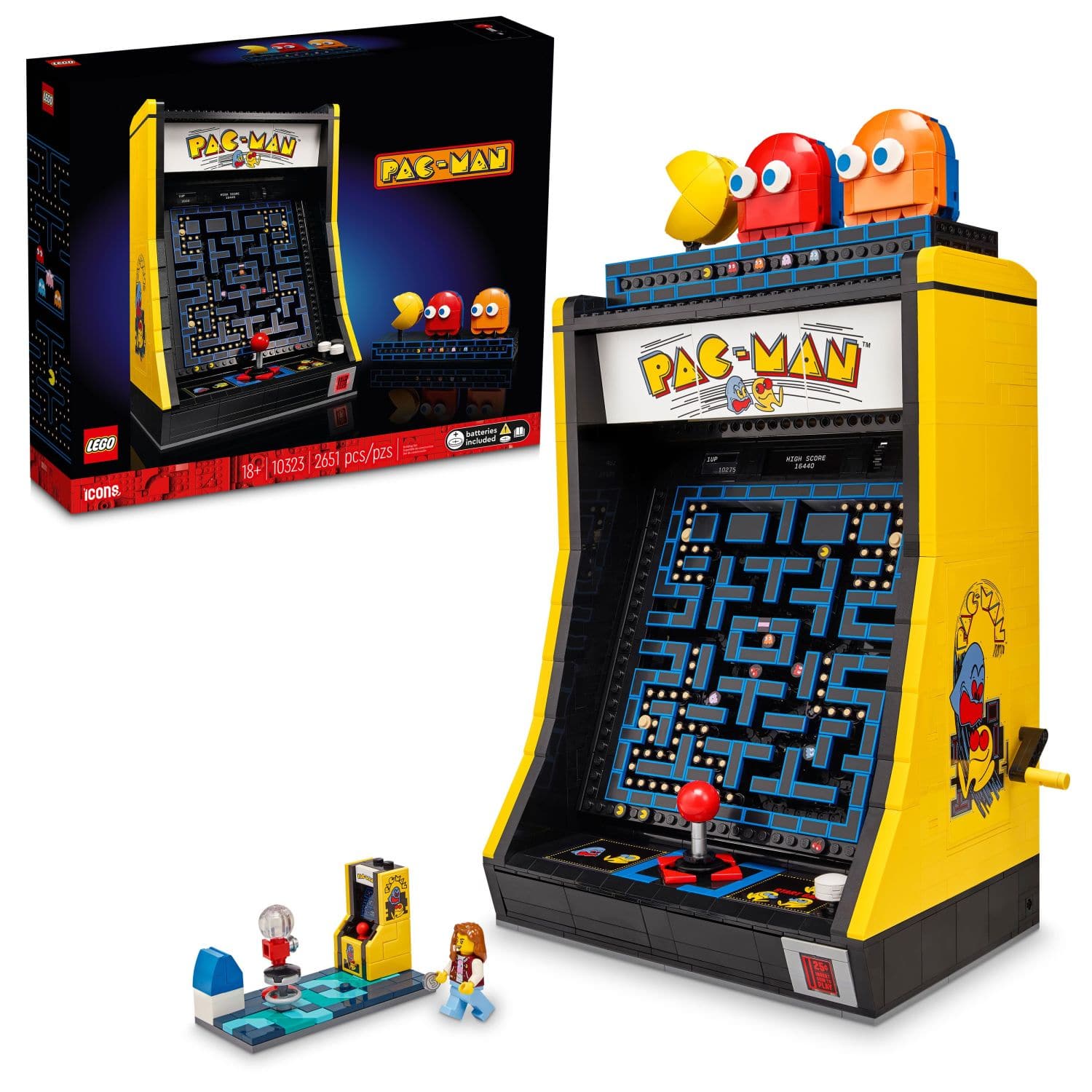 LEGO Icons PACMAN Arcade Retro Game Building Set 10323 6426514 Best Buy