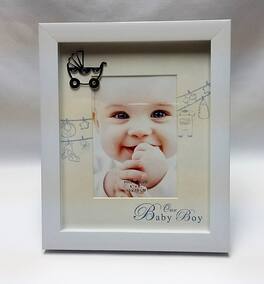 Jiallo - It's a Boy picture frame - Silver, Multi Color