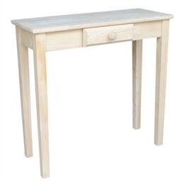 SlickBlue - Multi-Purpose Unfinished Wood Desk for Bedroom, Entryway, or Sofa Table - Natural