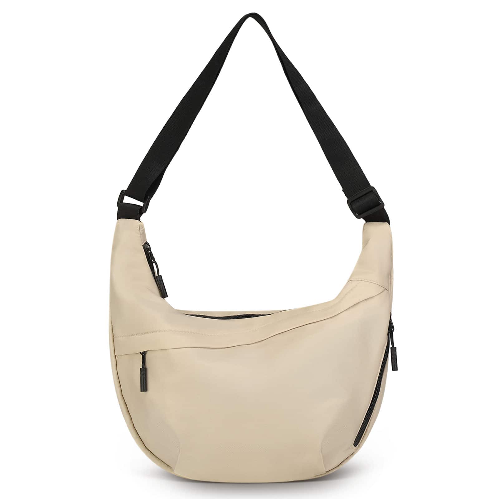 Unique Bargains - Arch Moon Crossbody Bag, Sling Bag for Men Women, Medium Shoulder Bag with Adjustable Strap, Chest Bag for Daily Commute - Khaki