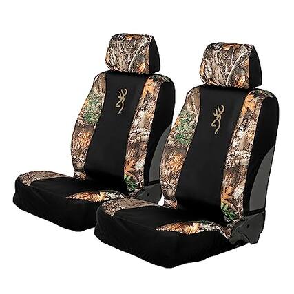 Front. COTTAGE - Universal Low And Bench Seat Covers Water Dirt Resistant Car Truck Suv Arms Co - N6 Black Complete Set (Front + Rear).