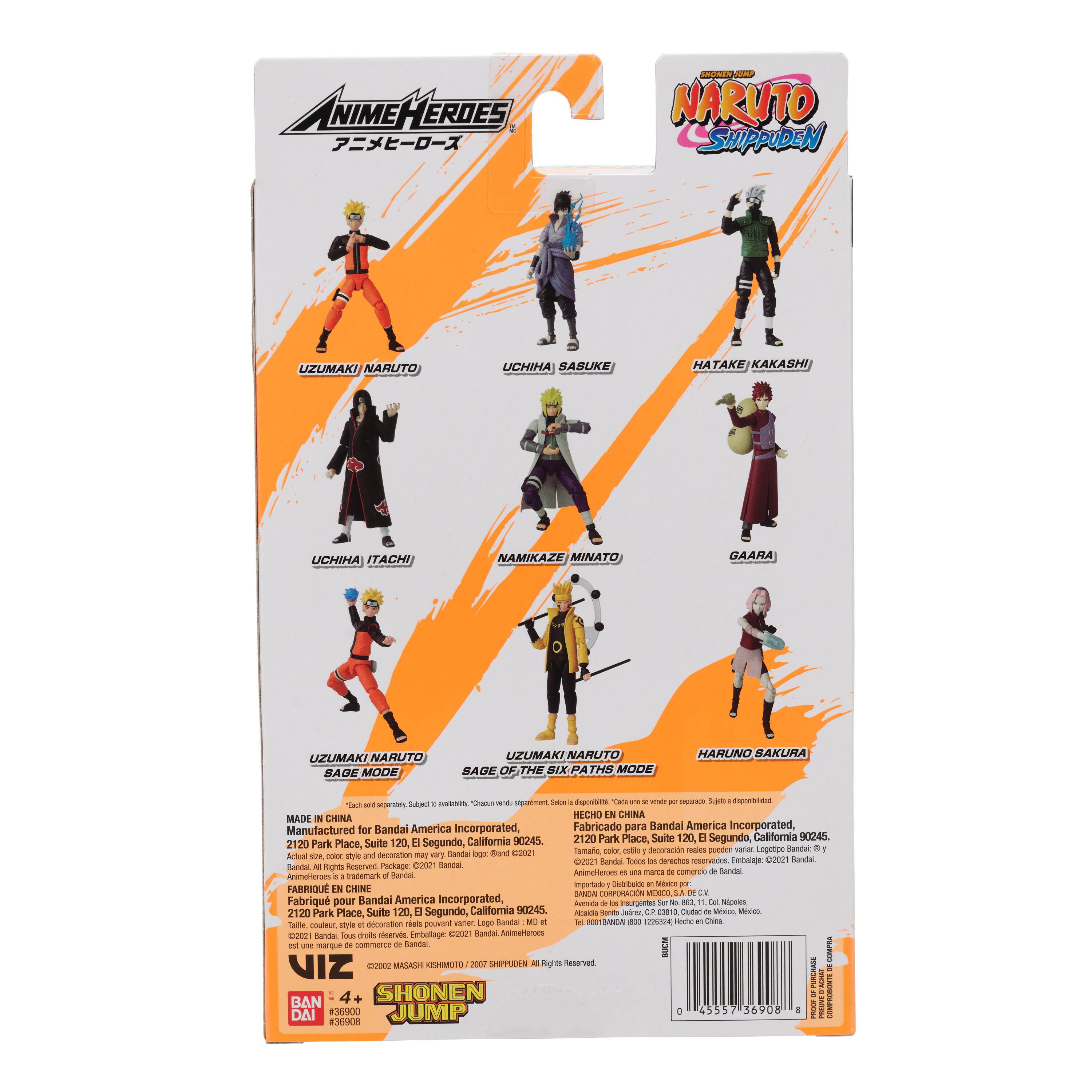 Alt View 18. Bandai - Anime Heroes Naruto 6.5" Action Figure - Uzumaki Naruto Sage of Six Paths Mode.