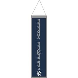 WinCraft - New York Yankees 8" x 32" Slogan Wool Banner - Multicolor
