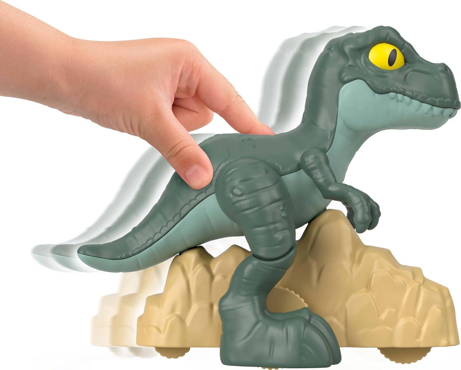 Back. Fisher Price - Imaginext Jurassic World: Rebirth Imaginext Tyrannosaurus Rex   - COLLECTIBLES - Multicolor.