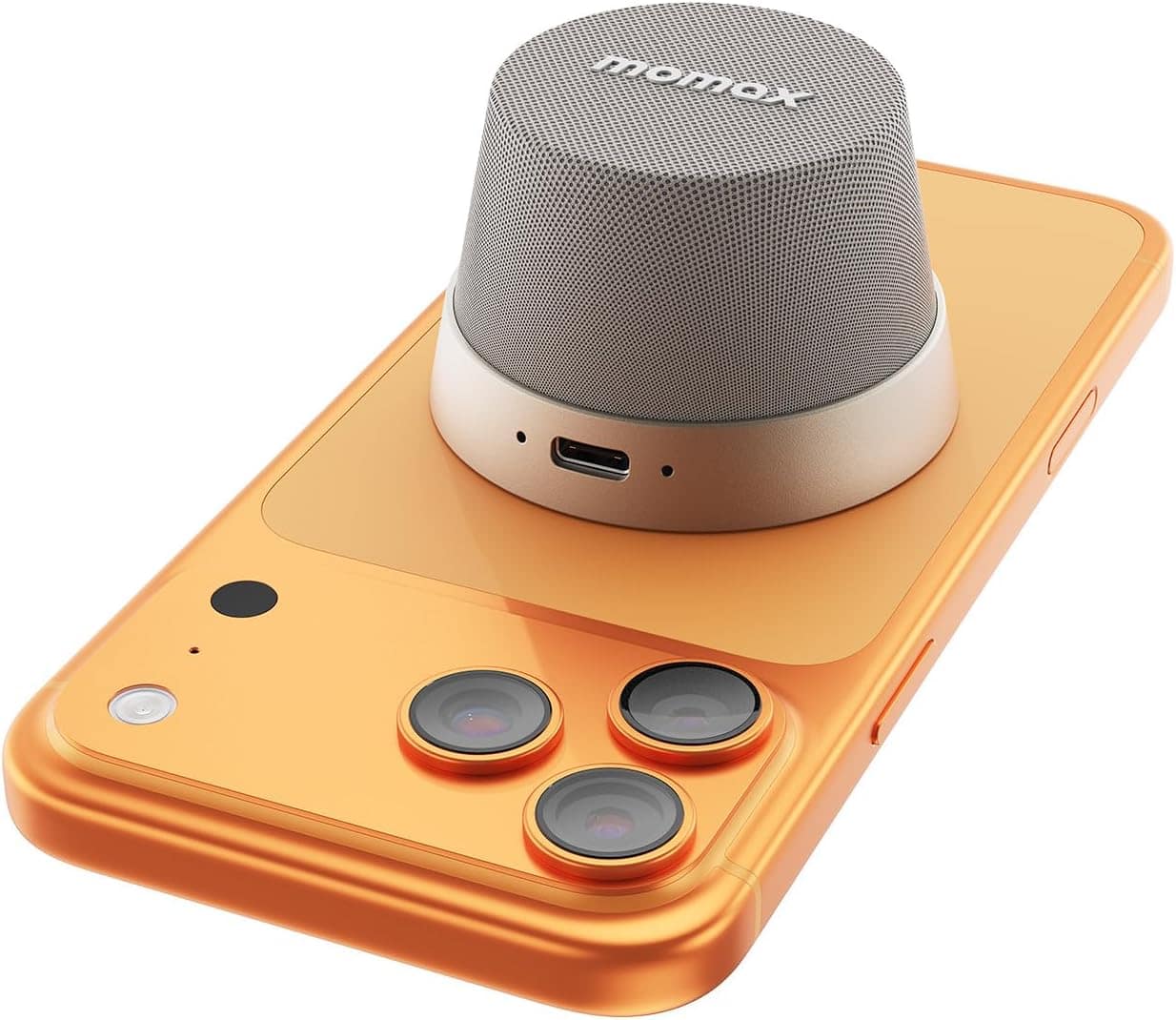 Bundle - Momax - 1-Vibe Go Magnetic Portable True Wireless Speaker - Mini Waterproof Shower Speaker with Bass - Titanium price history on PriceWatchPro