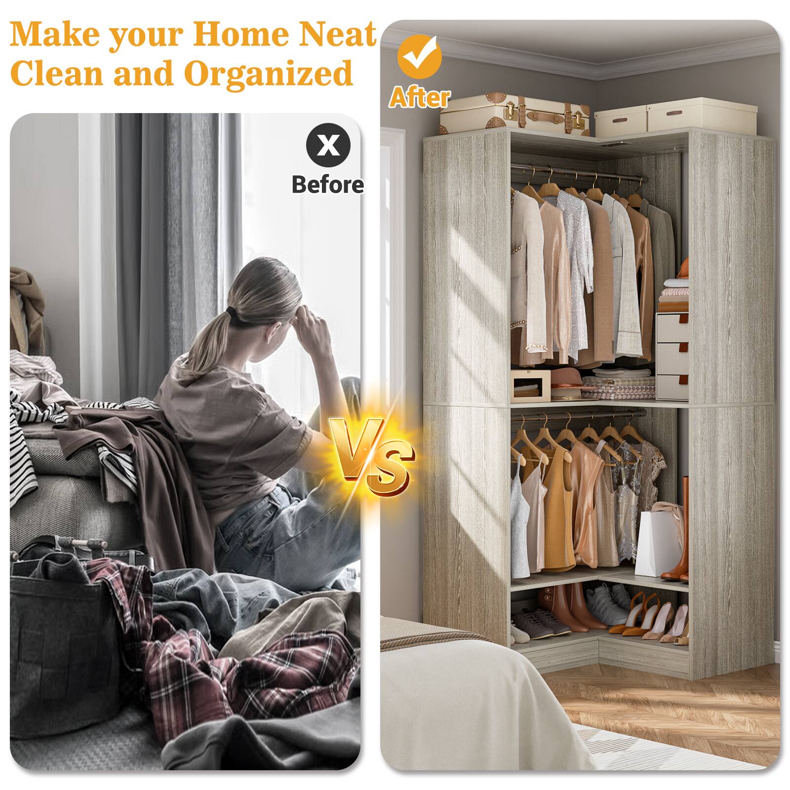Make your Home Neat Clean and Organized

Before Vs After