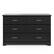 Left. Storkcraft - Brookside 6-Drawer Double Dresser - Black.