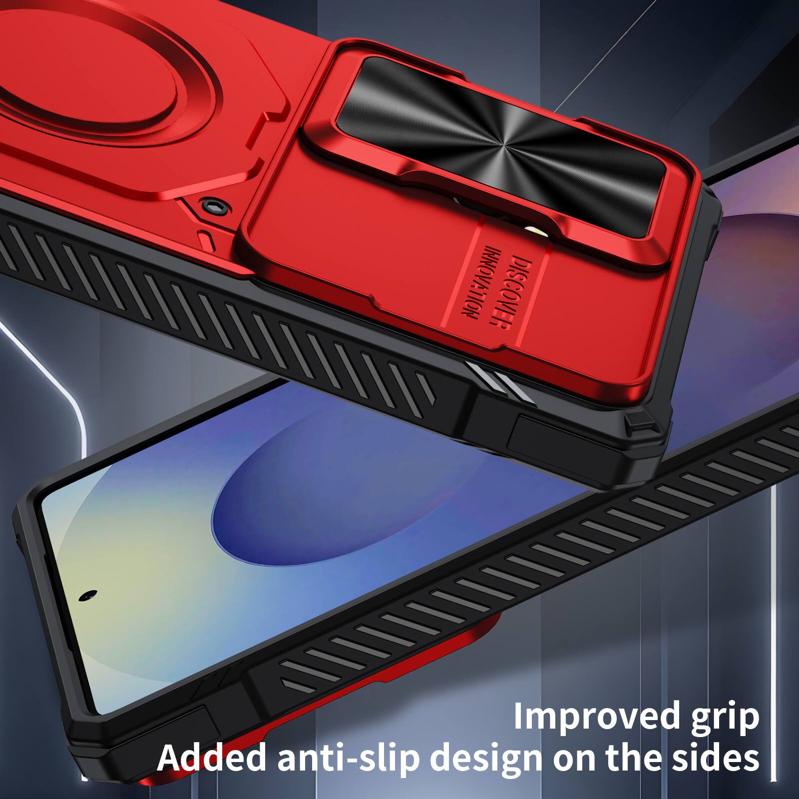 INNOVATION DISCOVER

Improved grip
Added anti-slip design on the sides