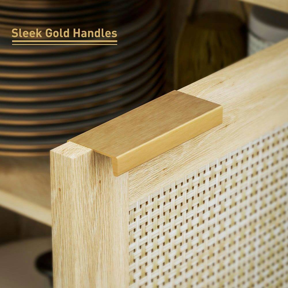 Sleek Gold Handles
