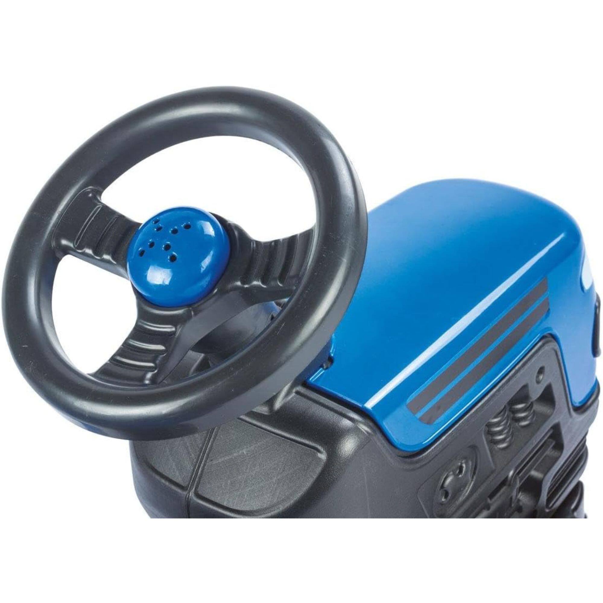 Alt View 6. Dolu - DOLU Ranchero Pedal Tractor with Horn, Kids Ride-On Toy for 3 Years and Up, Blue.