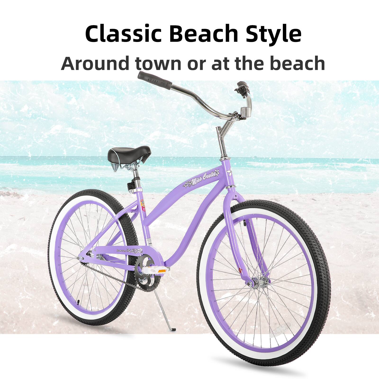Classic Beach Style  
Around town or at the beach