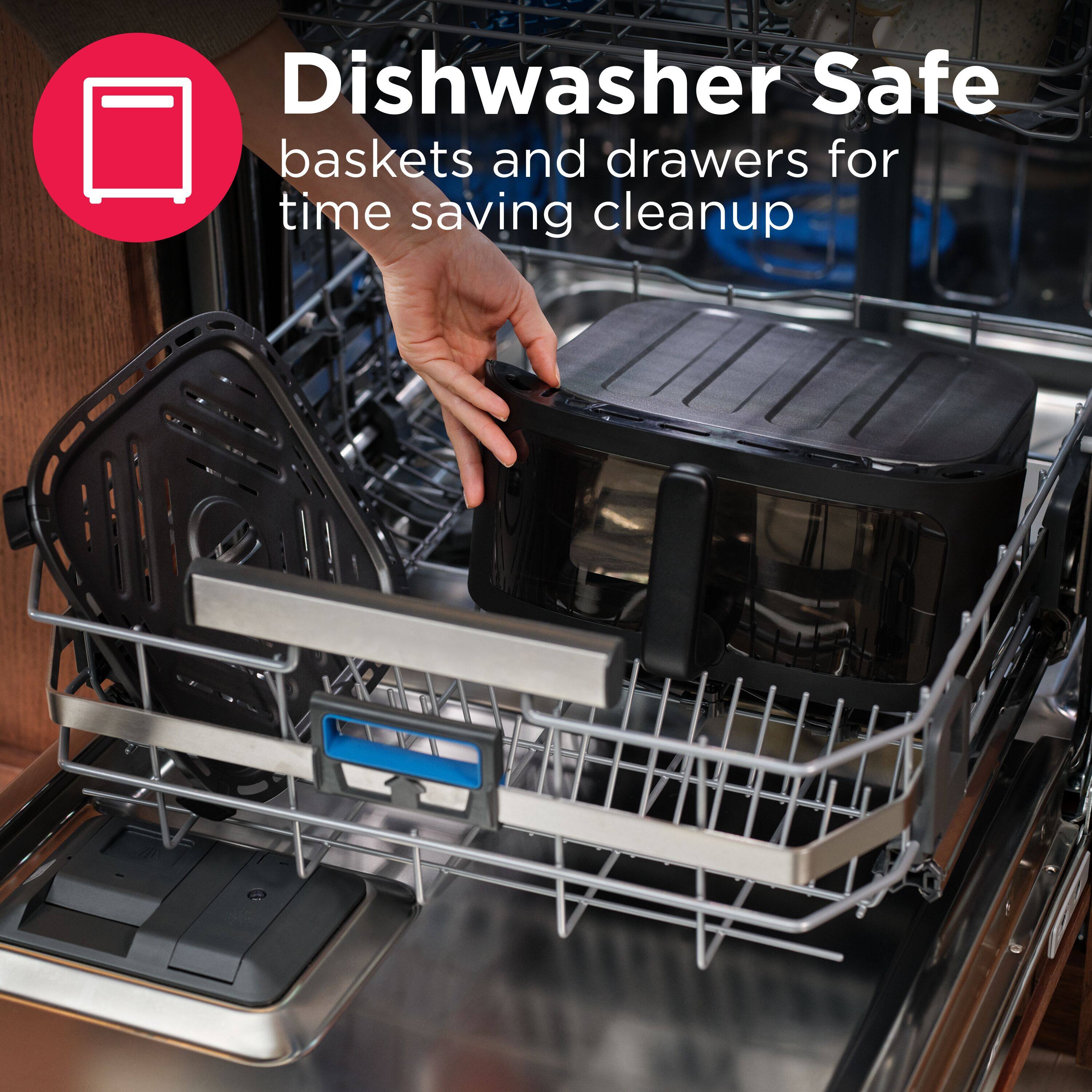 Dishwasher Safe baskets and drawers for time saving cleanup