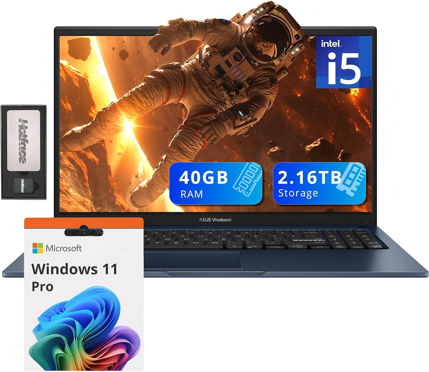 Hotface  
40GB RAM  
Intel i5  
2.16TB Storage  
ASUS Vivobook  
Microsoft Windows 11 Pro
