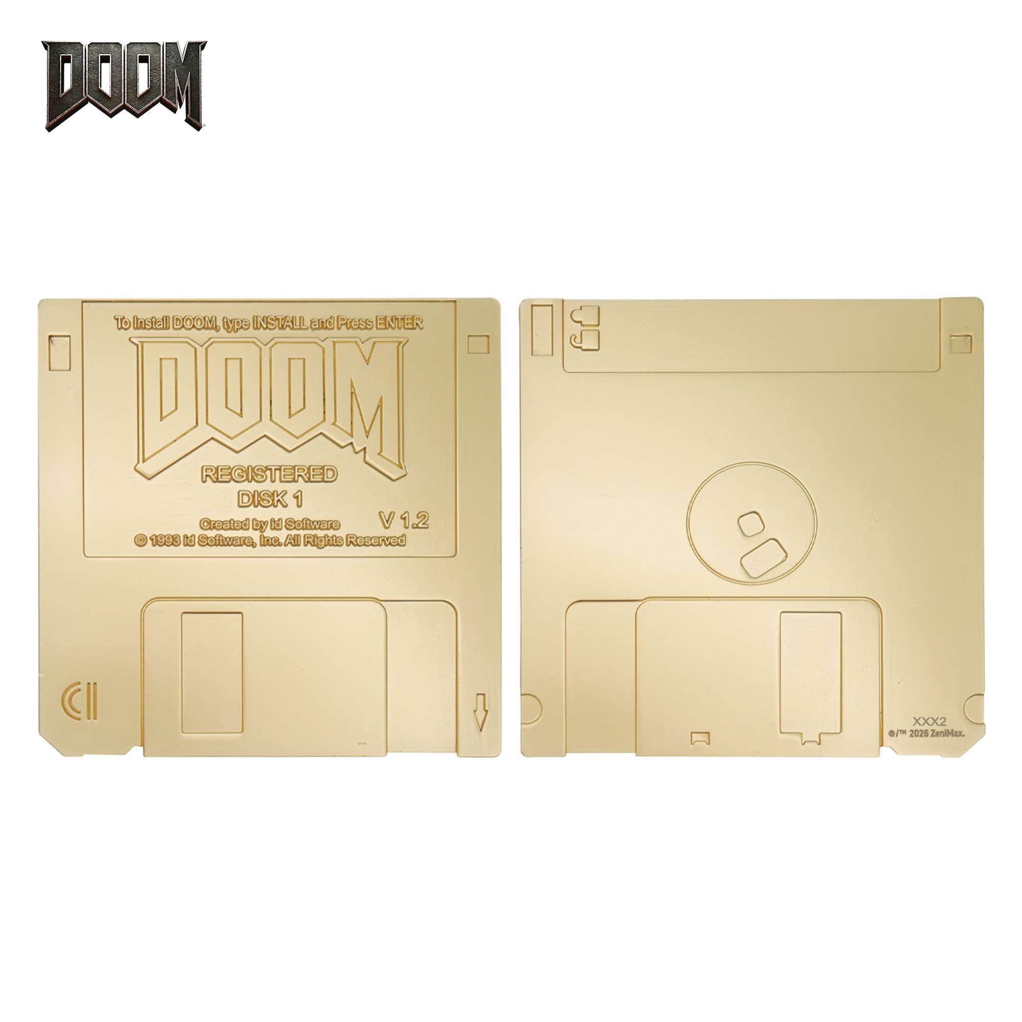 DOOM

To Install DOOM, type INSTALL and Press ENTER

REGISTERED DISK 1

Created by id Software V 1.2

© 1993 id Software, Inc. All Rights Reserved

XXX2 / 2025 ZeniMax.