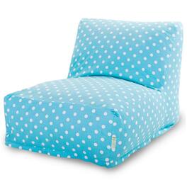Majestic Home - Chair Lounger Polka Dot (Small) Aquamarine - Blue