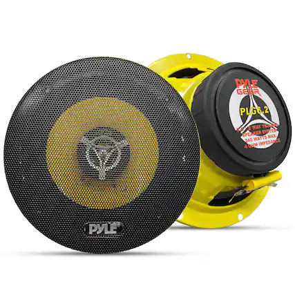 PYLE GEAR PLG6.2 TRIATL M 65 2 WAY SPEAKER SYSTEM 240 WATTS MAX, 4 OHM IMPEDANCE PYLE