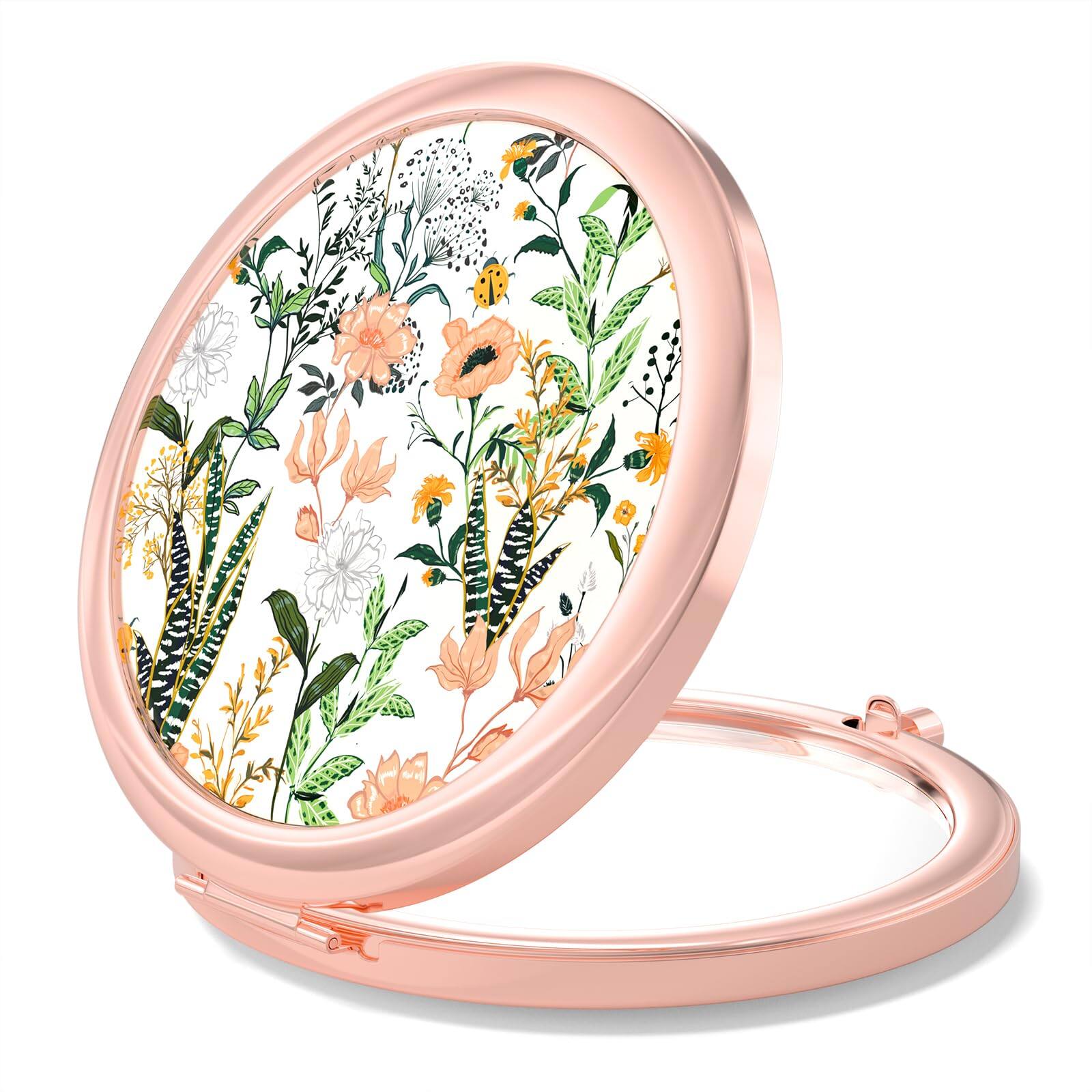 Village Road Flowers-2.75"L x 2.75"W(Rose Gold)