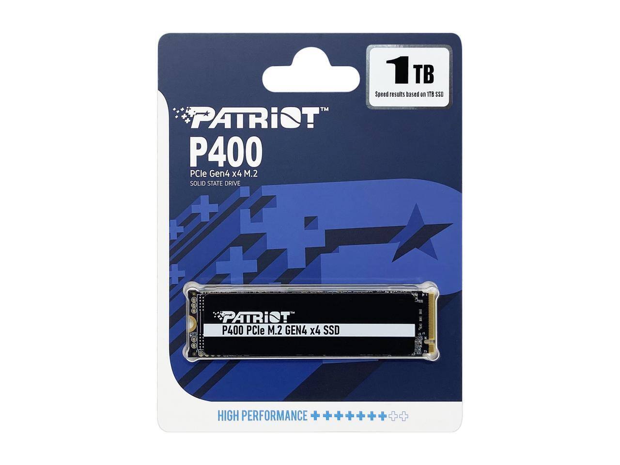 PATRIOT P400 PCIe Gen4 x4 M.2 SOLID STATE DRIVE 1TB

Speed results based on 1TB SSD

P400 PCIe M.2 GEN4 x4 SSD

HIGH PERFORMANCE