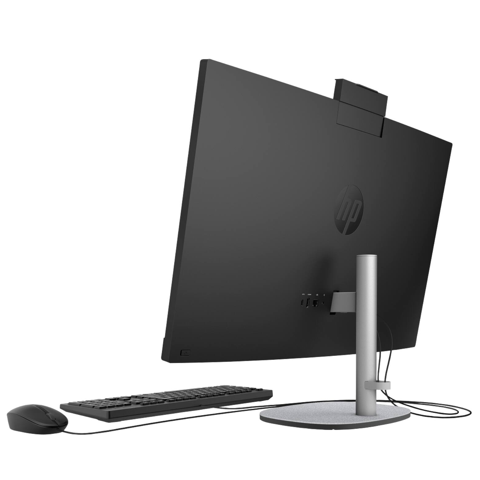 Alt View 2. HP - 27-CR2000T 27" FHD IPS Intel Ultra 7 255U 2.0 GHz 16GB DDR5 1TB SSD Intel Graphics Windows 11 Home All-in-One Desktop - Black.