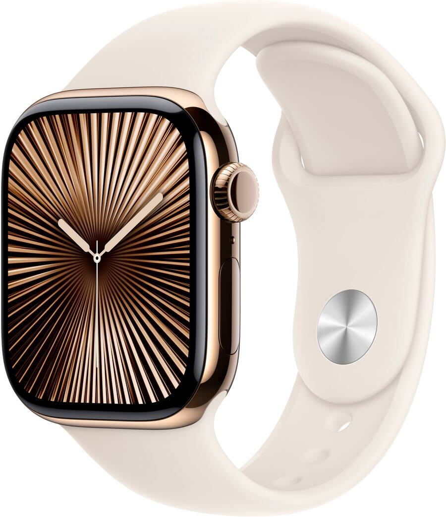 Apple Watch Series 10 (GPS+Cellular) 42mm Titanium Case with Apple Watch Series 10 (GPS+Cellular) 42mm Titanium Case with