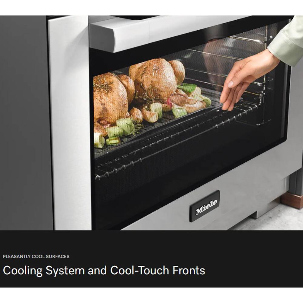Miele, PLEASANTLY COOL SURFACES, Cooling System and Cool-Touch Fronts