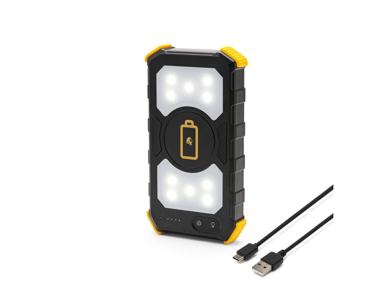 Alt View 2. Lion Energy - Lion Prowler 20000mAh Power Bank - Wireless Charging, Multiple USB, Flashlight.