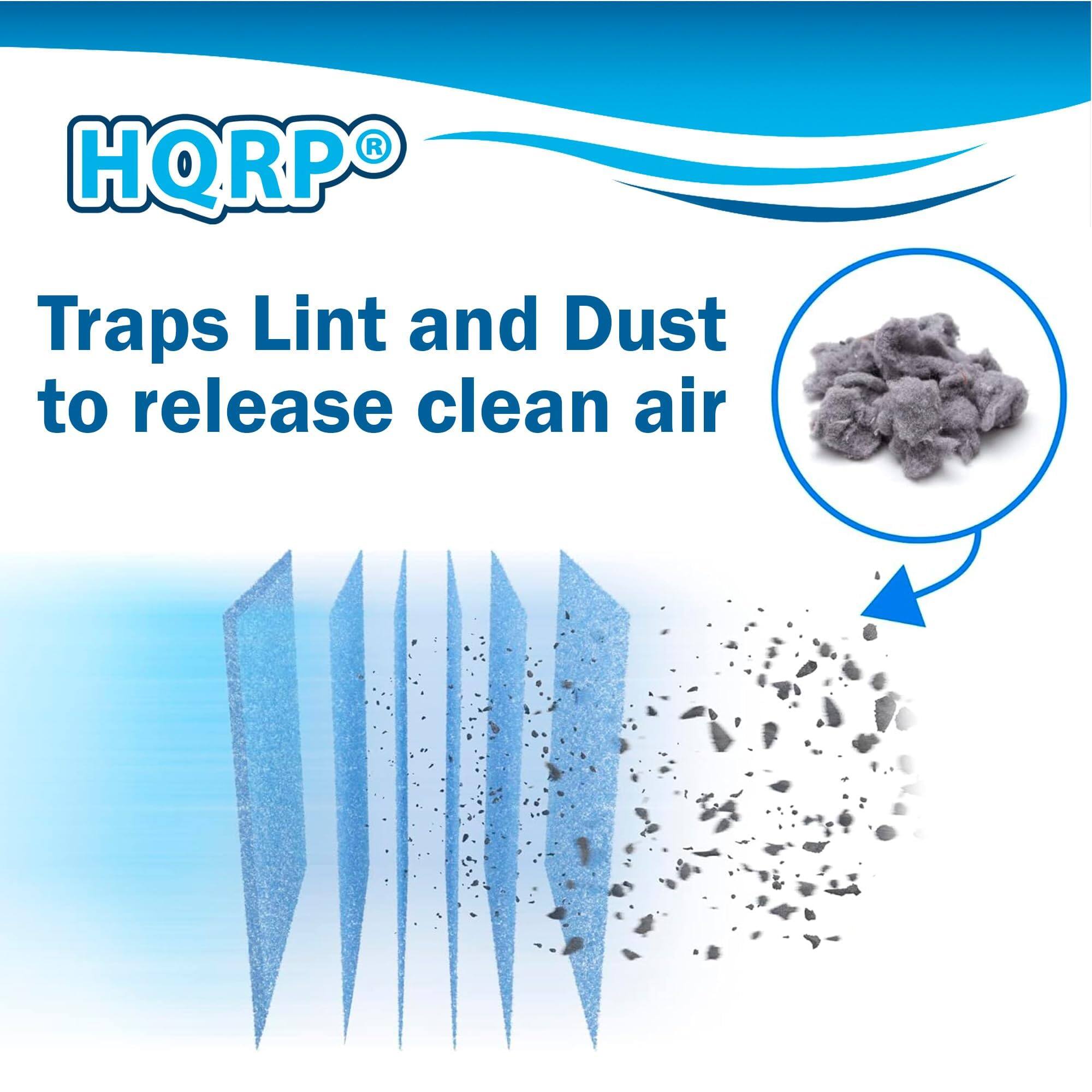 HQRP® Traps Lint and Dust to release clean air